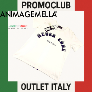 Мъжка тениска Anima Gemella NEVER ENDS, 100% памук, размер XS, Италия